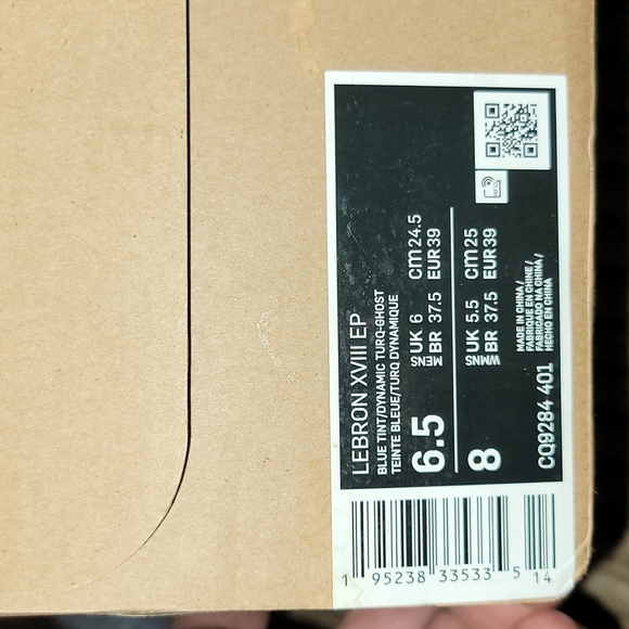 Nike LeBron 18 Low - Gray and Orange - Picture 2 of 10